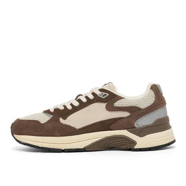 Autry Hyperway Low Suede Mesh Bruin, foto 3 van 4