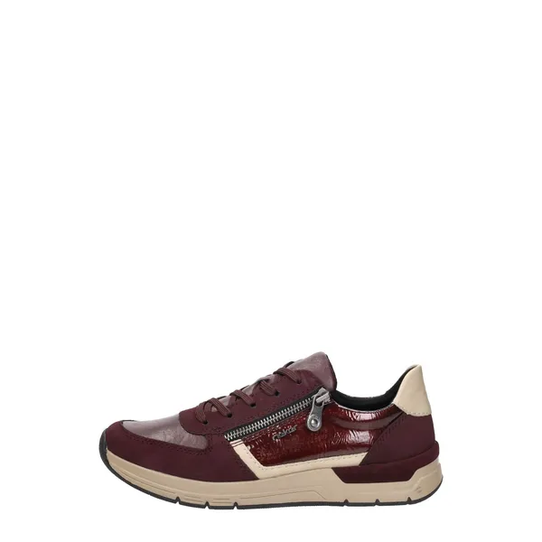 Rieker Lage Sneakers Bordeaux, vergelijk prijzen bij 2 winkels