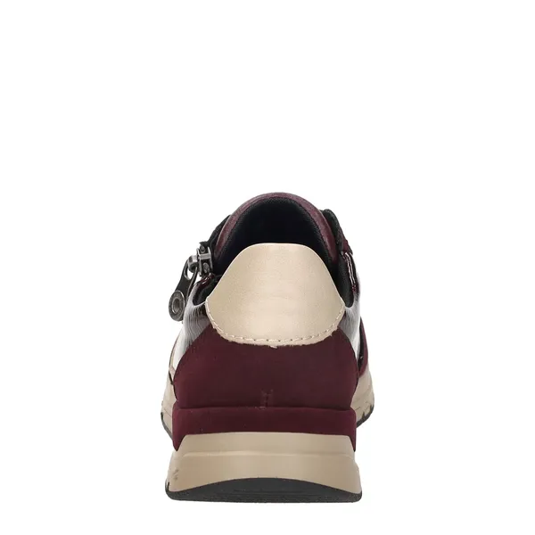 Rieker Lage Sneakers Bordeaux, foto 3 van 4