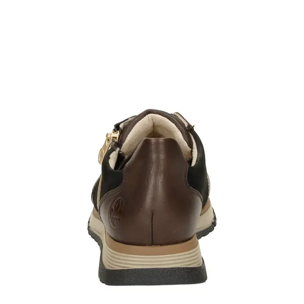 Rieker Lage Sneakers Donkerbruin, foto 3 van 4
