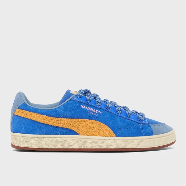 Puma x Nahmias Suede Crochet SB Blauw, foto 2 van 4