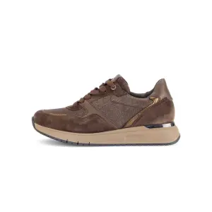 Gabor Lizard/Velour/Metal bruin