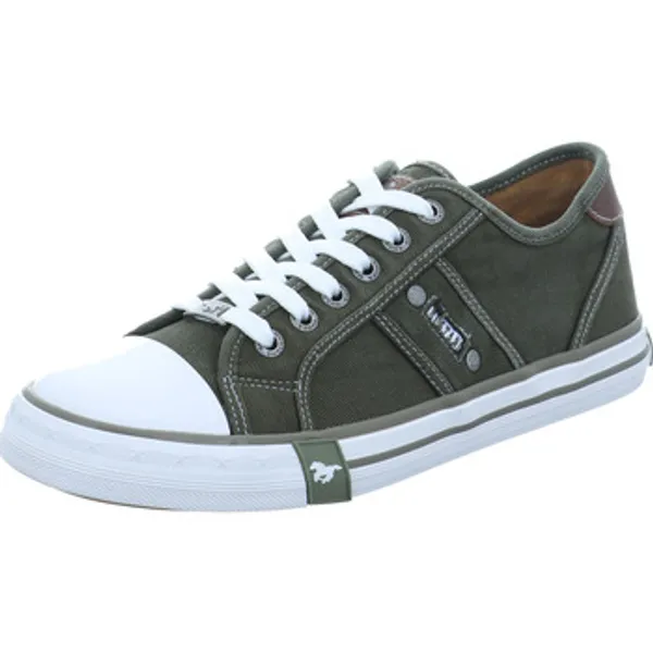 Mustang Lage Sneakers Khaki, vergelijk prijzen bij 1 winkel