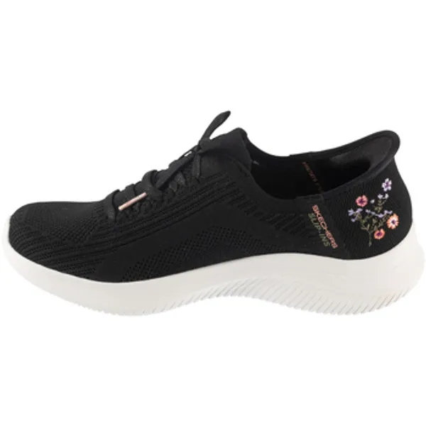Skechers Slip-Ins Ultra Flex 4.0 Sweet Petals Zwart, vergelijk prijzen bij 1 winkel
