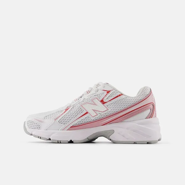 New Balance 740 GS White Pink Taffy Team Red, vergelijk prijzen bij 1 winkel