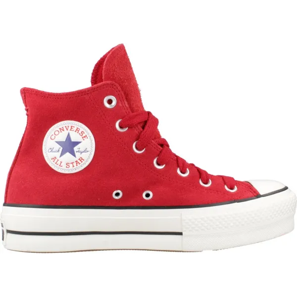 Converse Chuck Taylor All Star Lift Suede Rood, vergelijk prijzen bij 1 winkel