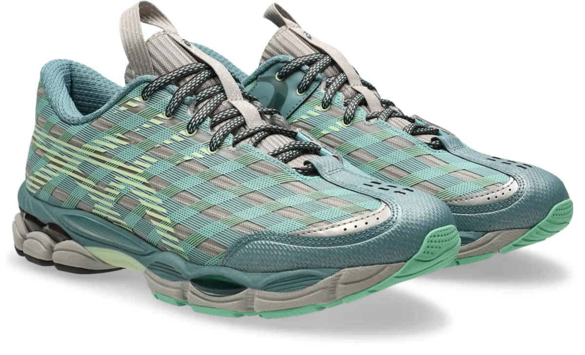 ASICS US8-S GEL-SJ33 Kiko Kostadinov Moonrock/Tatami Green, foto 3